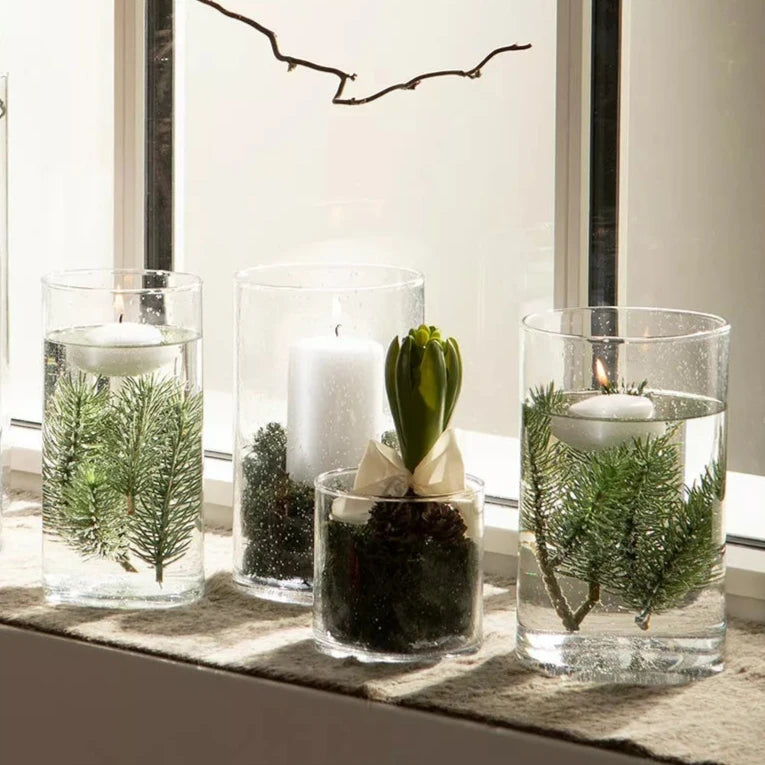 Vas cylinder från A Lot Decoration, med bubblor