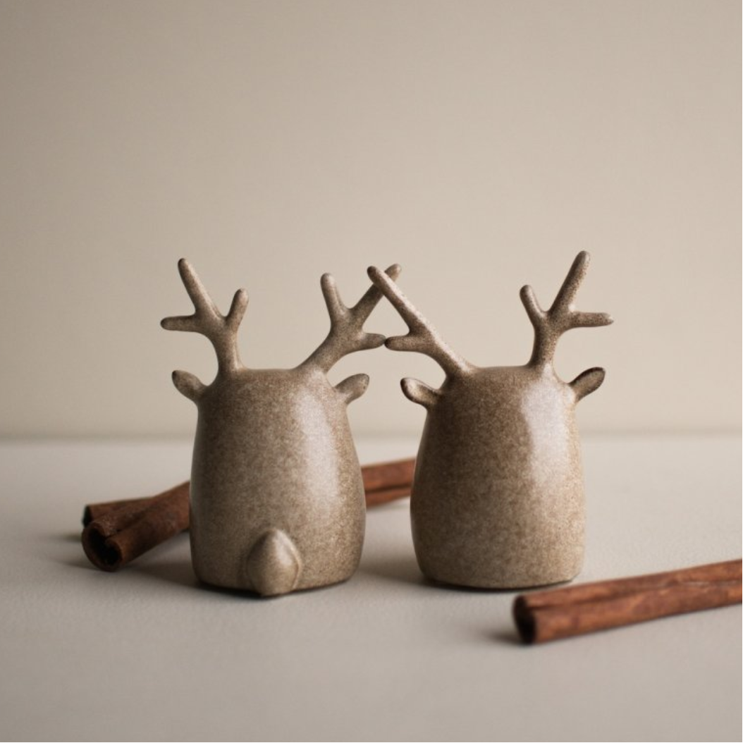 Deer Twins 2-pack från DBKD, beige