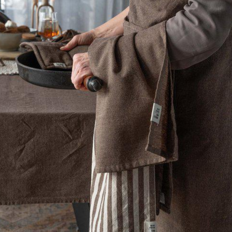 Vide kökshandduk från Fondaco, nougat