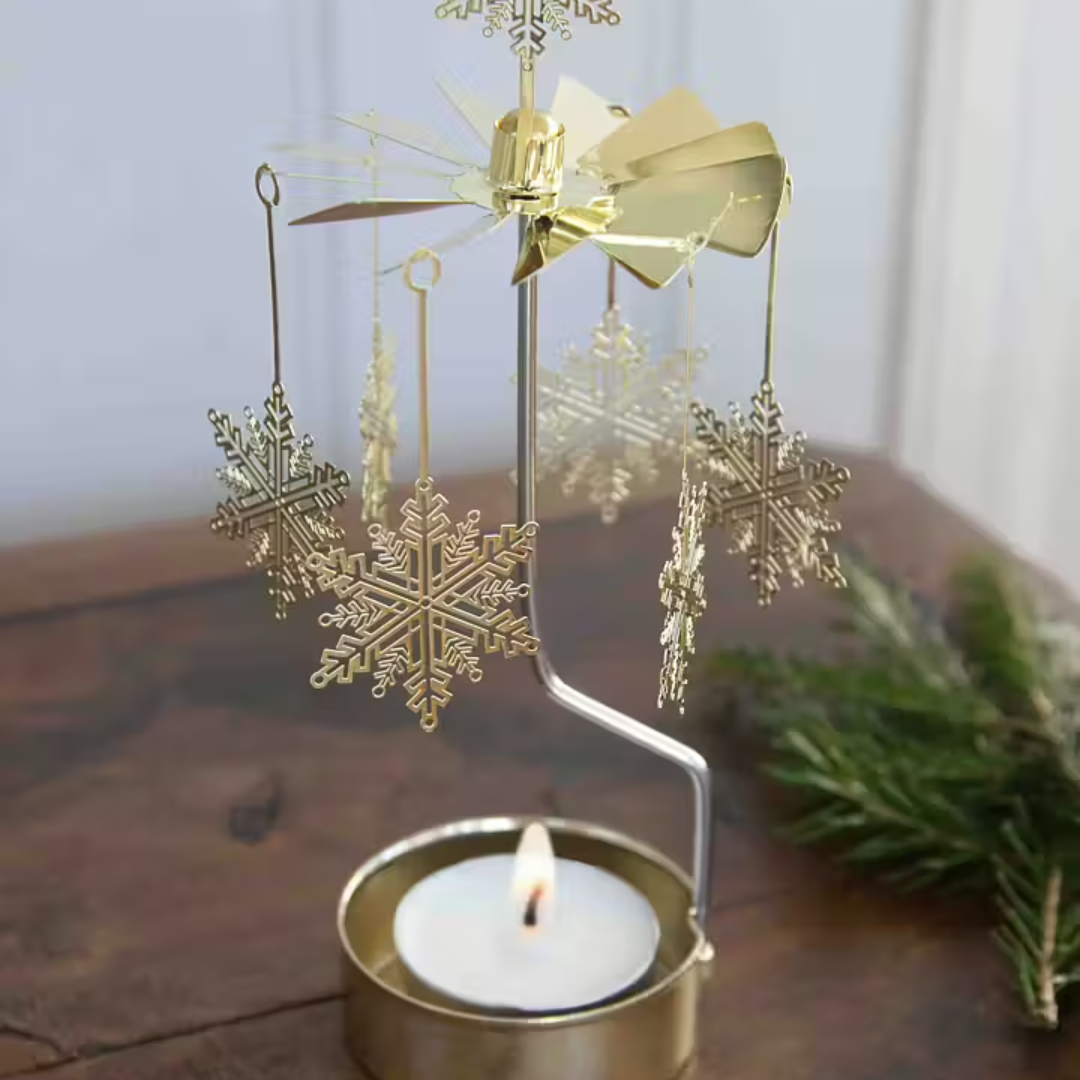 Snöstjärna mässing änglaspel från Pluto Design AB