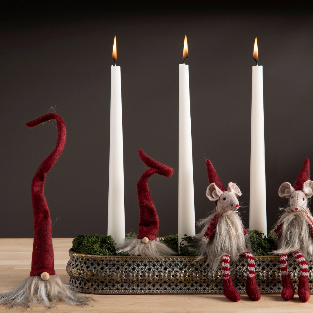 Ulltomte juldekoration från A Lot Decoration, vit