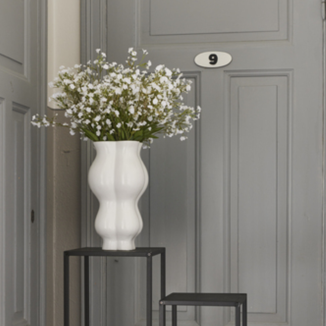 Avora vase från Consilimo, keramik, vit