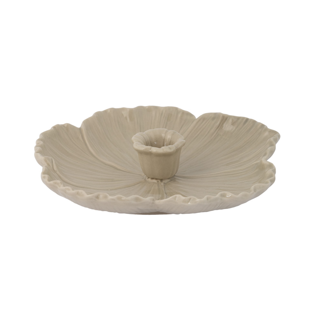 Botanik ljusstake från Storefactory, beige, stor