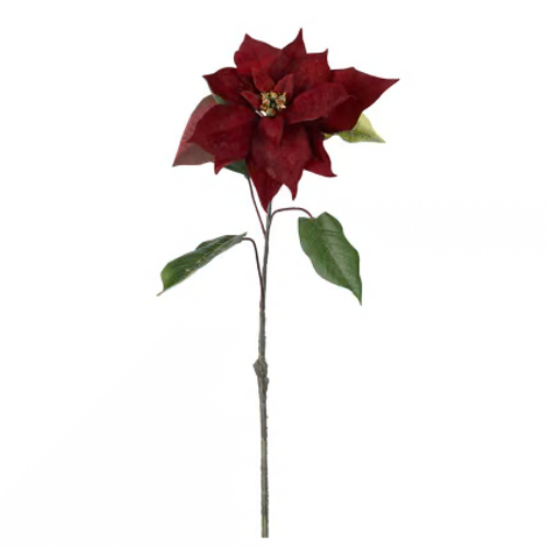 Burgundyfärgad konstgjord julstjärna från Mr Plant, 50 cm