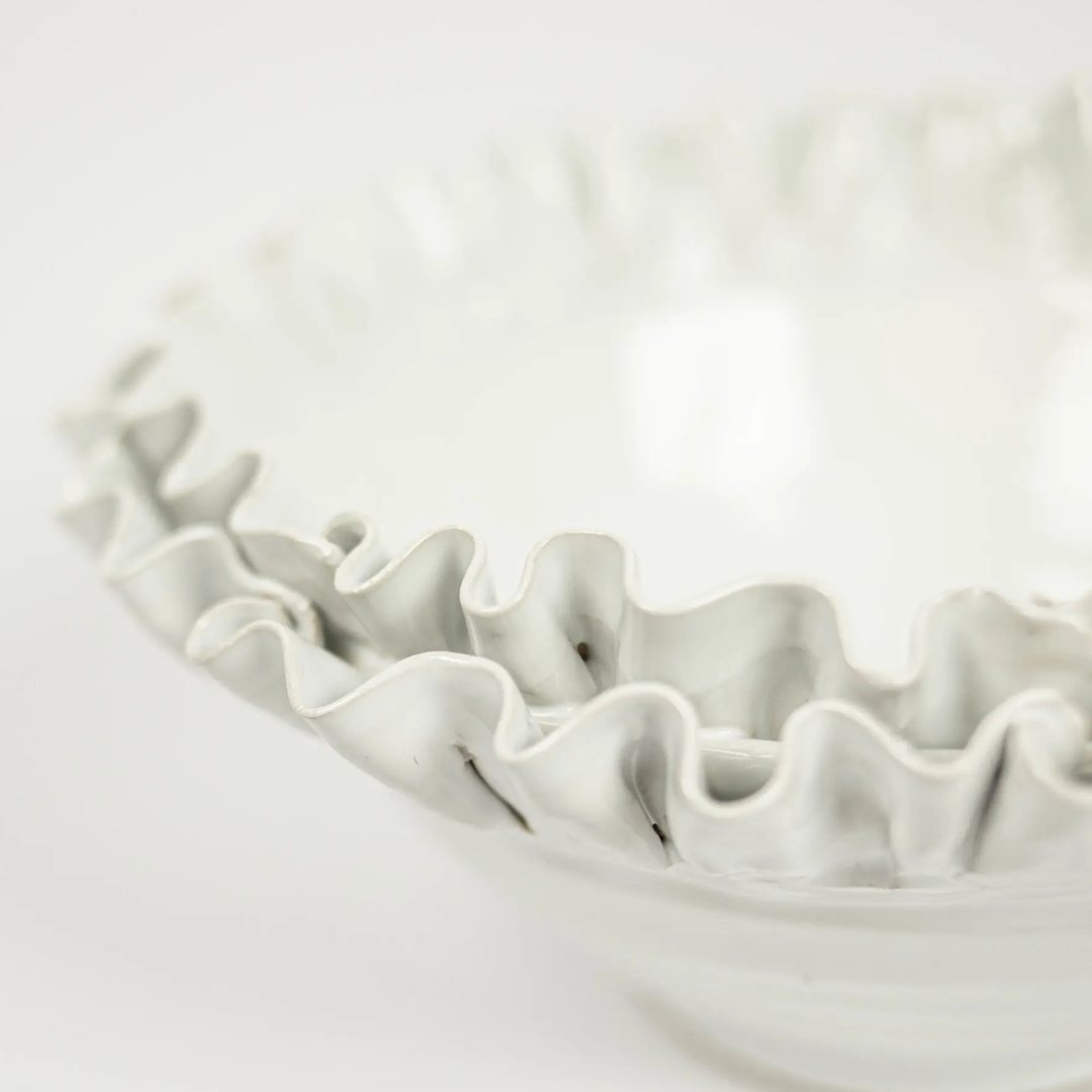 Claudine skål från Olsson & Jensen, vit, liten