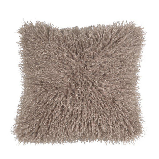 Curly kuddfodral från Fondaco, beige, 48x48 cm