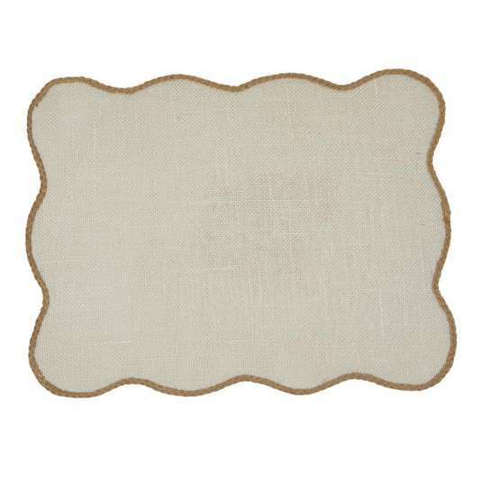 Ida bordstablett från Fondaco, vit, 30x45 cm