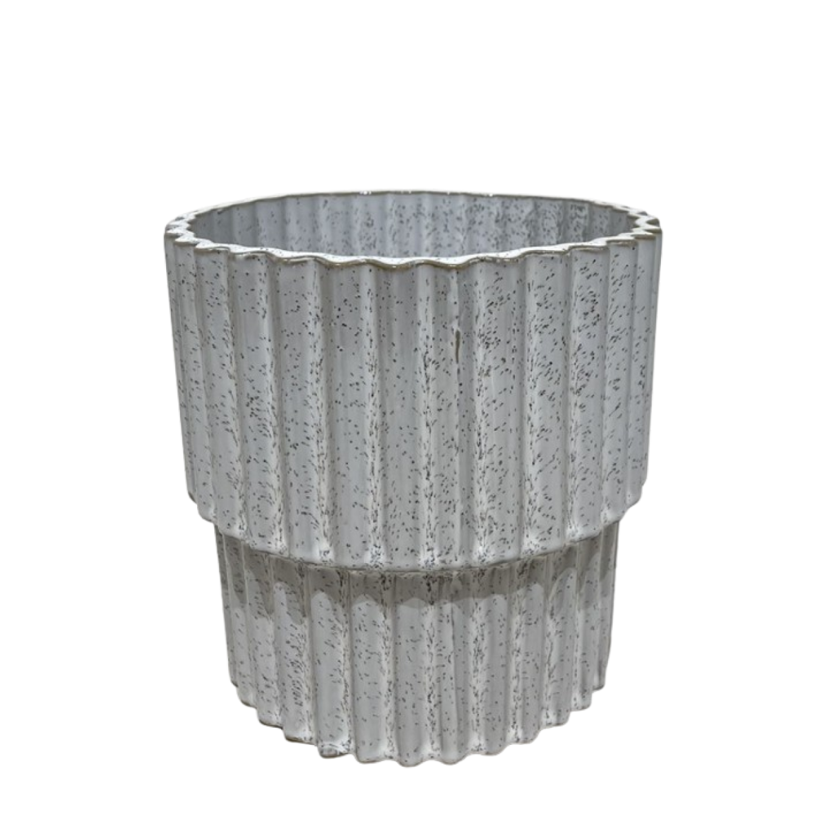 Kruka räfflad från Västanvind, grå/melerad, liten