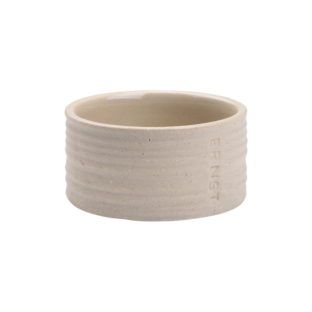 Ljuslykta från Ernst Form, för värmeljus, beige