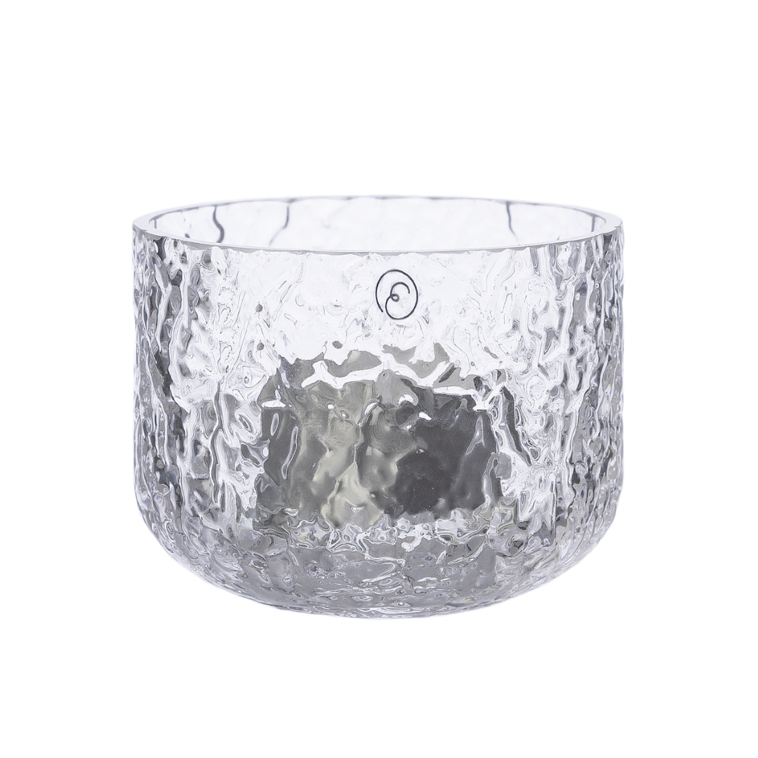 Ljuslykta från Ernst Form, mönstrat glas, för värmeljus