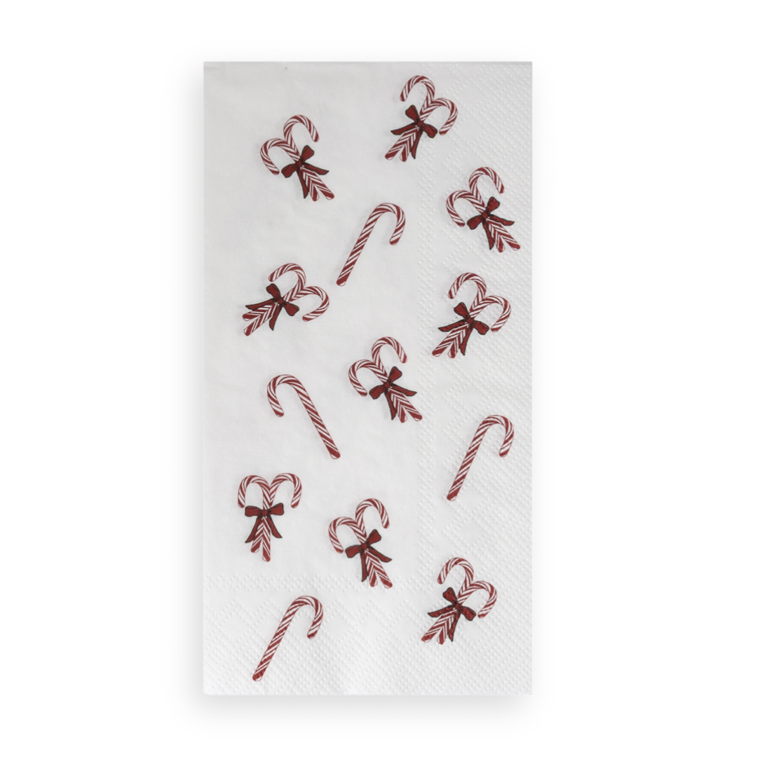 Polkagris servetter från Storefactory, röd/vit