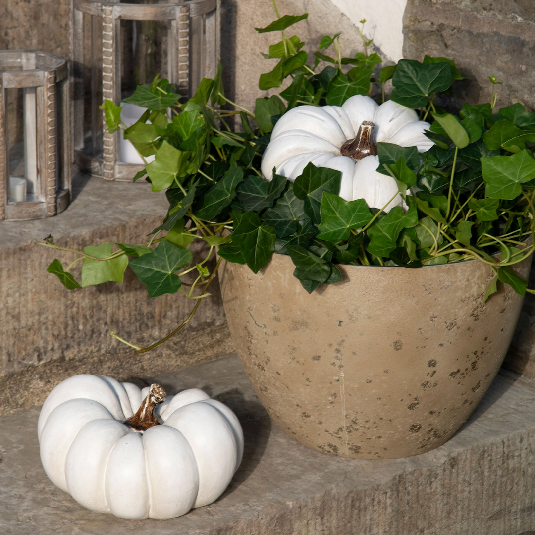 Pumpa från A Lot Decoration, vit, poly