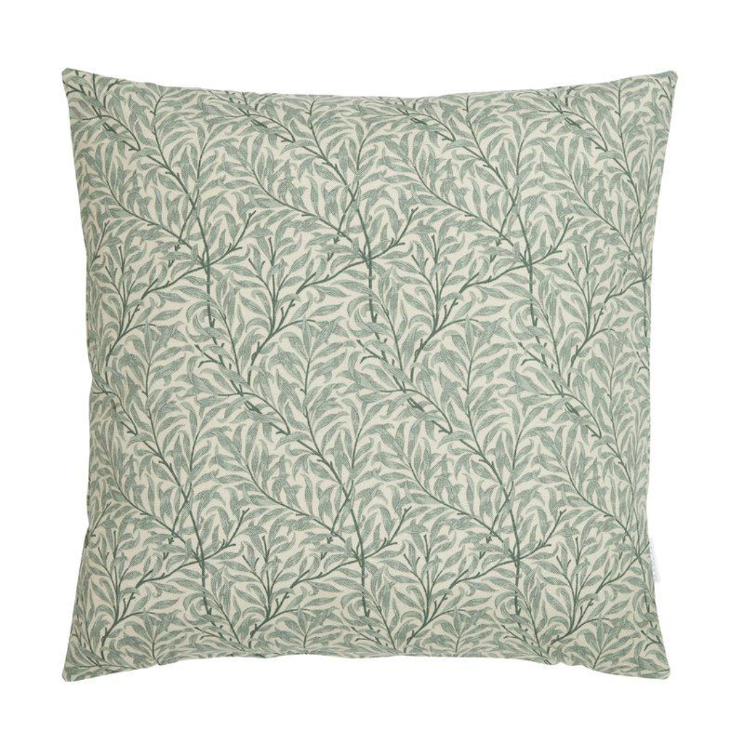 Ramas kuddfodral från Boel & Jan, grön/vit, 50x50 cm