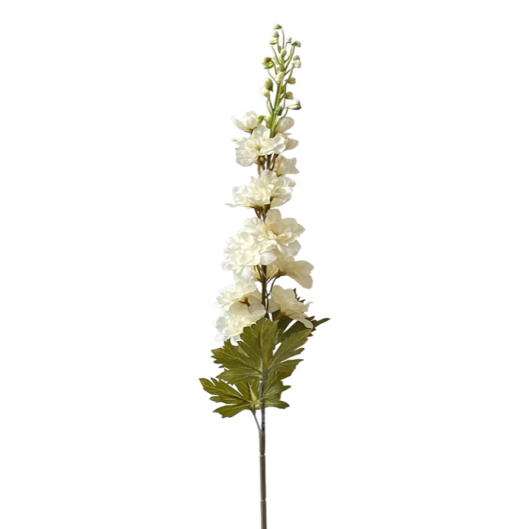 Riddarsporre vit plastblomma från Sköna Ting, 79 cm