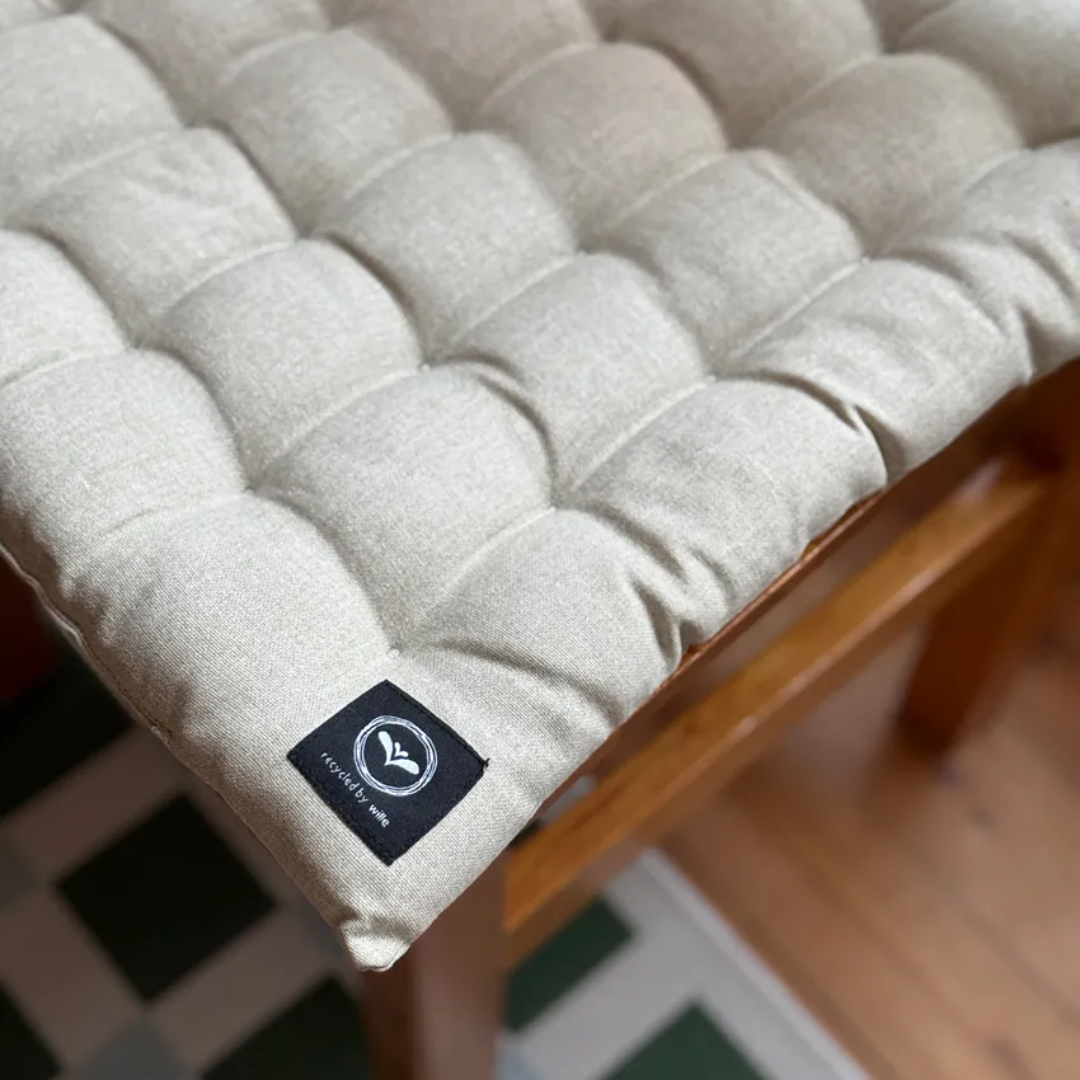 Sittdyna Vera från Recycling by Wille, linne, avtorkningsbar