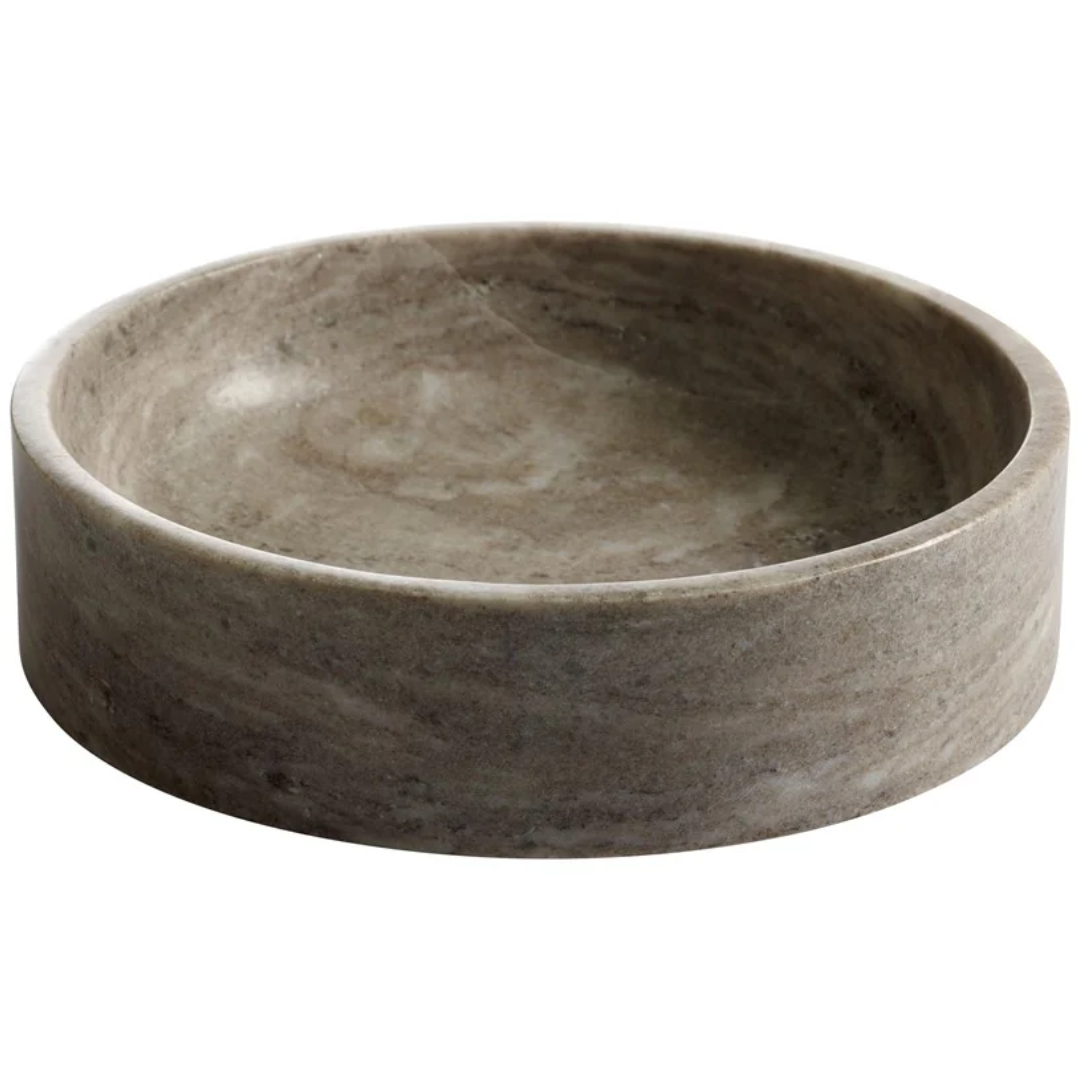 Skål i marmor från Mogihome, beige, Ø 29