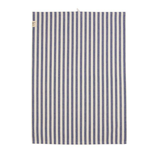 Svea kökshandduk från Fondaco, blå/vit, randig