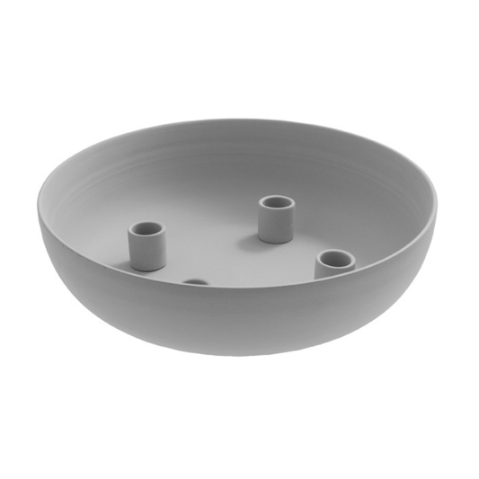 Granholmen adventsljusstake/ljusstake från Storefactory, ljusgrå, stor