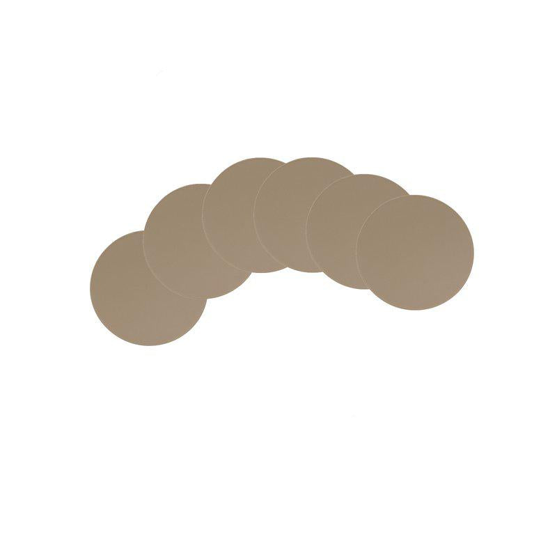 Moana glasunderlägg från Fondaco, 6-pack, bruna