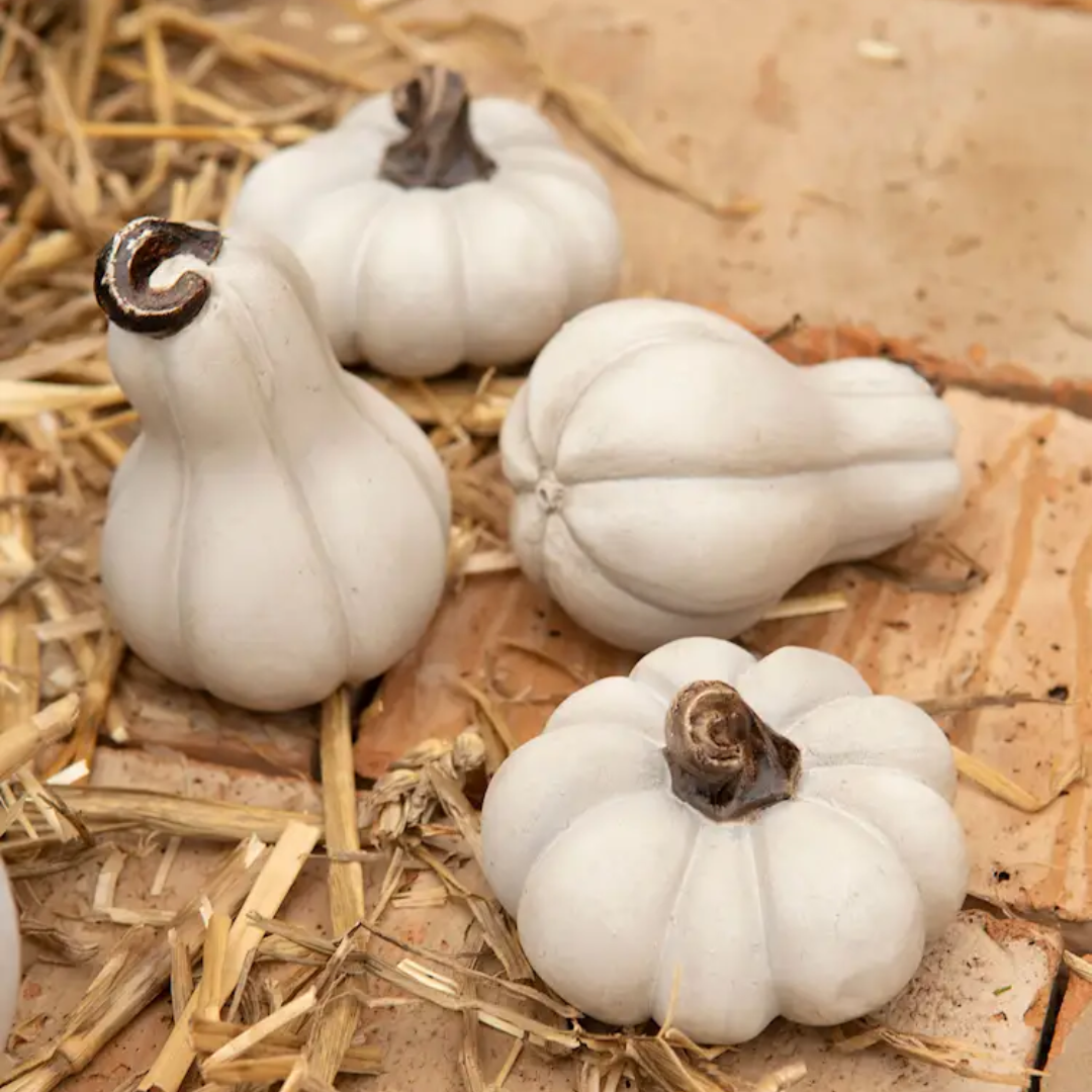 Pumpa från A Lot Decoration, vit, poly, liten