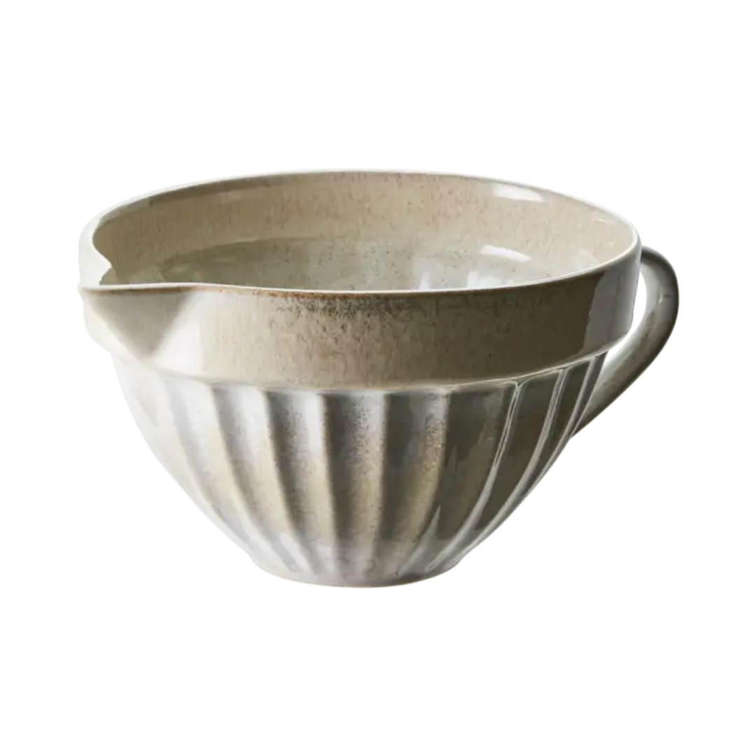 Skål med pip från Affari of Sweden, beige, spillkum