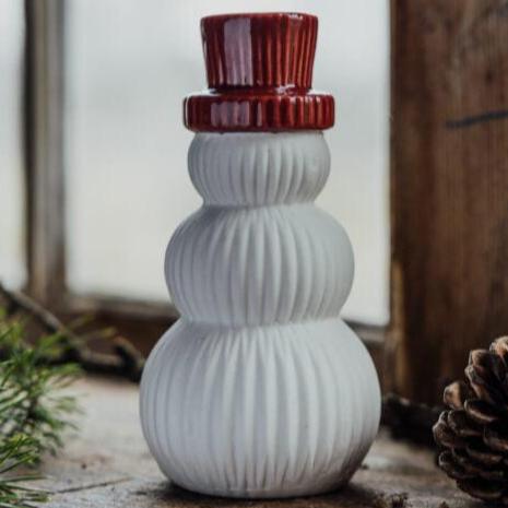 Frank snögubbe från Storefactory, vit/röd, liten