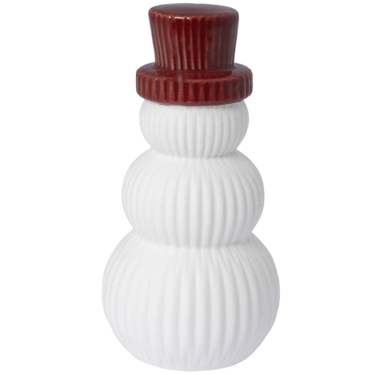 Frank snögubbe från Storefactory, vit/röd, liten