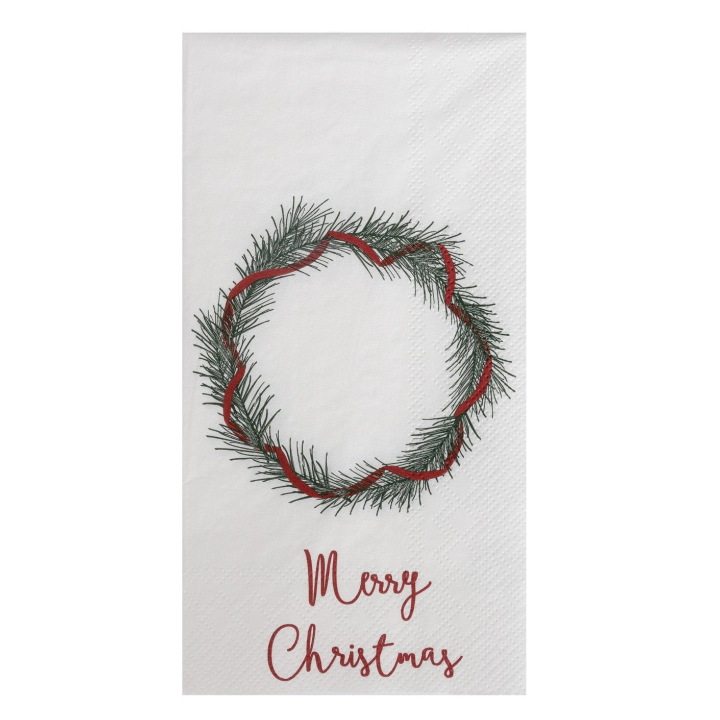 Julkrans servetter från Storefactory, vit/röd/grön
