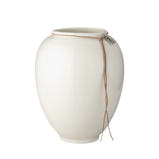 Vas vitglaserad från Ernst Form, 22 cm