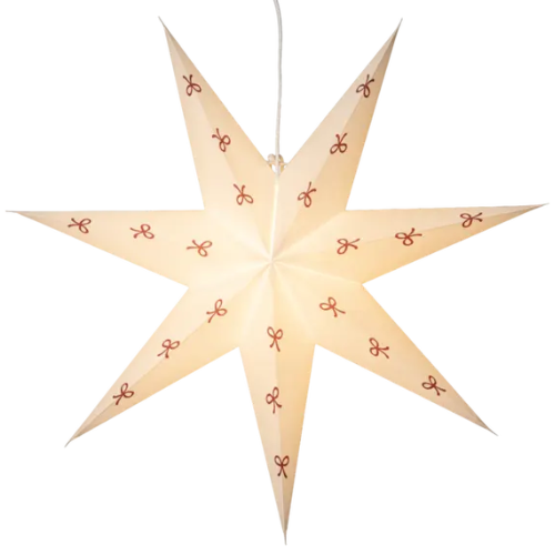 Adventsstjärna Saga från Star Trading, 60 cm, rosetter