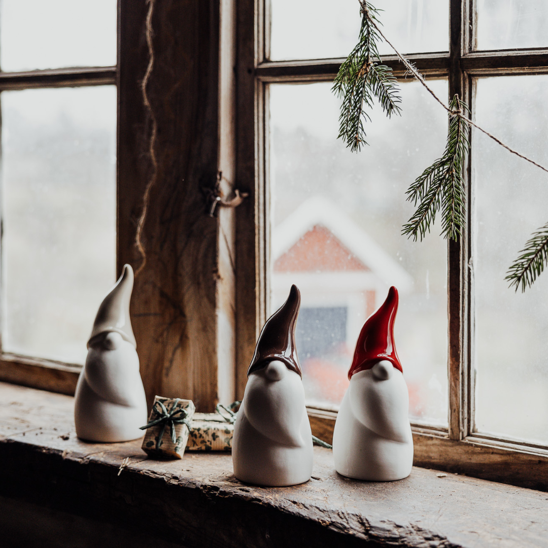 Albert tomte från Storefactory, vit/röd, stor_jultomte