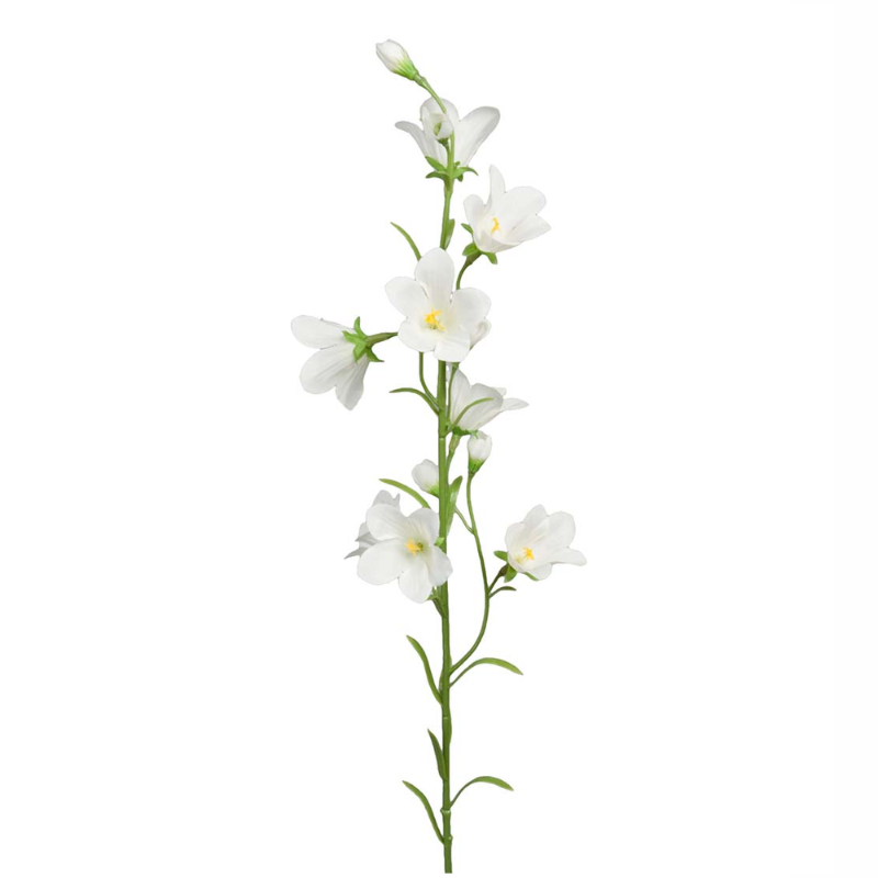 Blåklocka plastblomma från Mr Plant, vit