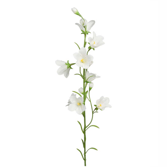 Blåklocka plastblomma från Mr Plant, vit