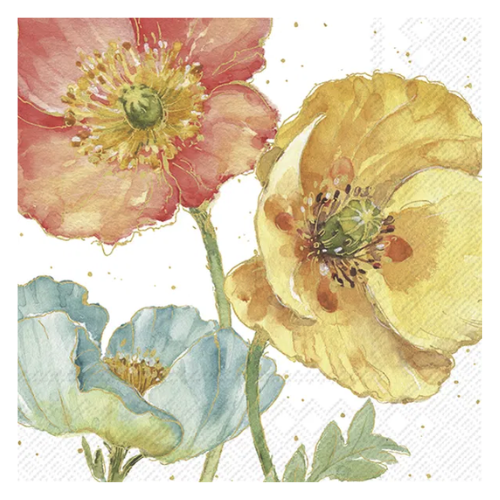 Blommiga servetter från Vinding et Co, lunch, inredningsbutik Kalmar, inredning, lantligt, lantlig inredning, Heminredning, servett, sommar