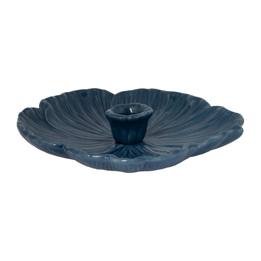 Botanik ljusstake från Storefactory, mörkblå, stor