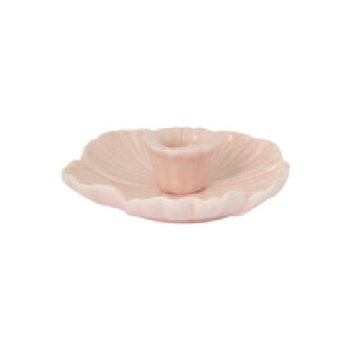 Botanik ljusstake från Storefactory,rosa, liten, vår, påsk , storefactory, inredningsbutik Kalmar, inredning, lantligt, lantlig inredning, keramik, Heminredning,  dukning, duka