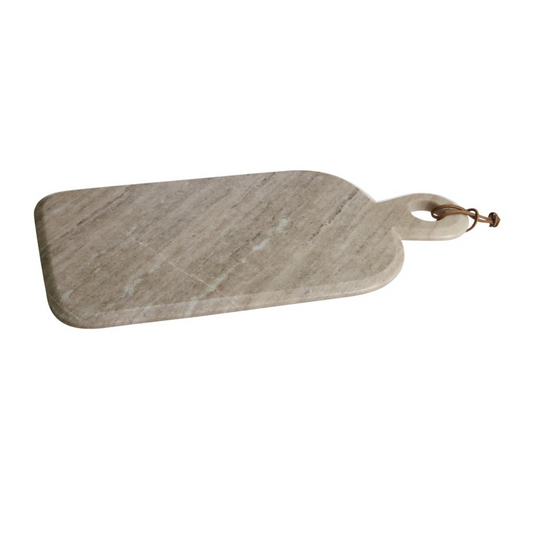 Bricka i marmor från Mogihome, beige, 46 x 22 cm 