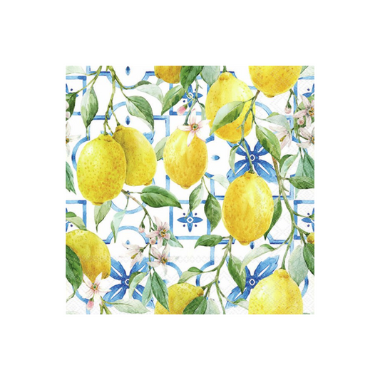 Citron servetter från Consilimo, 25x25 cm