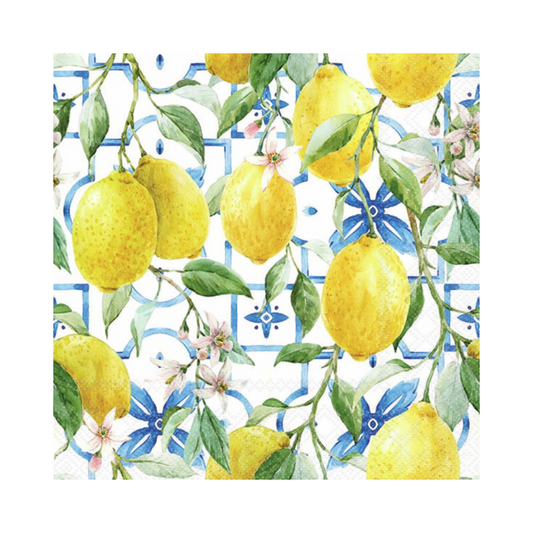 Citron servetter från Consilimo, 33x33 cm 