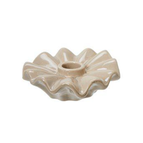 Evelina ljusstake från Wikholm Form, beige