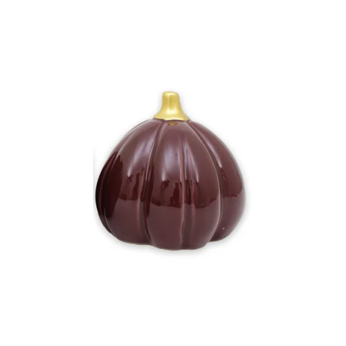 Fenja pumpa från Mitt & Ditt, aubergine, stor, låg