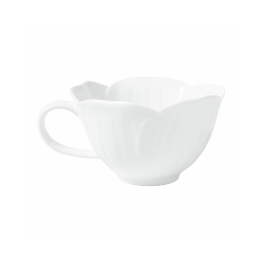 Flora kopp från Stiernholm, vit, 30 cl