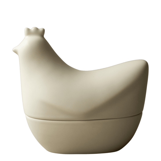 Happy Hen från DBKD, vanilj, höna, skål med lock