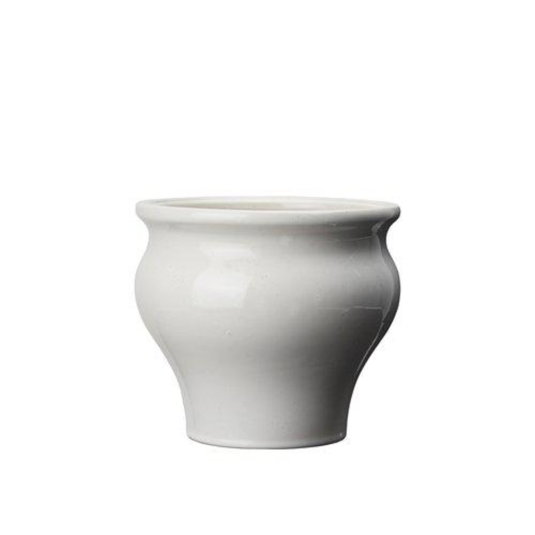 KAY kruka från Wikholm Form, vit, liten