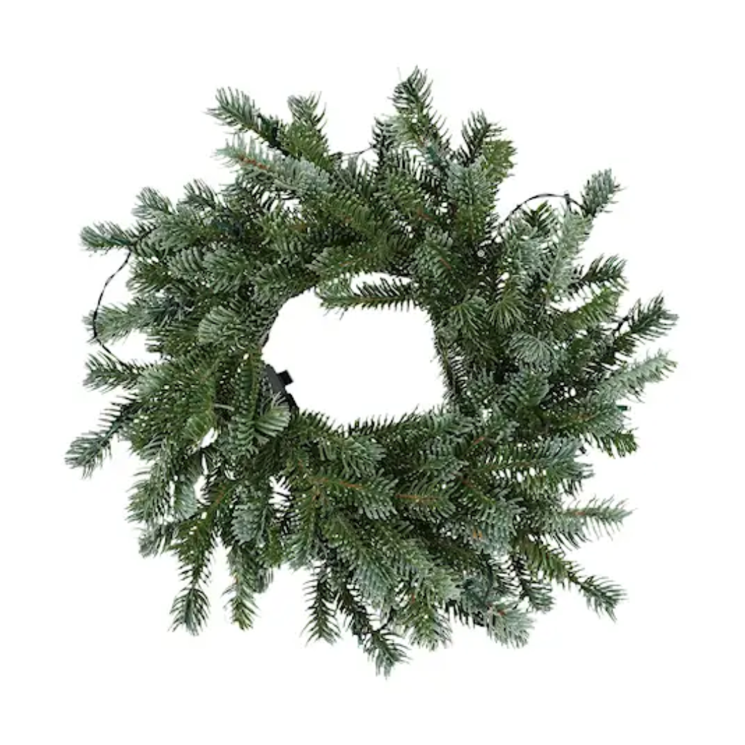 Krans gran LED-ljud från A Lot Decoration, 40 cm