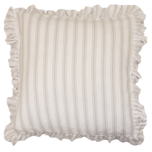 Kuddfodral Madicken från Redlunds, 45x45 cm, randigt/linne