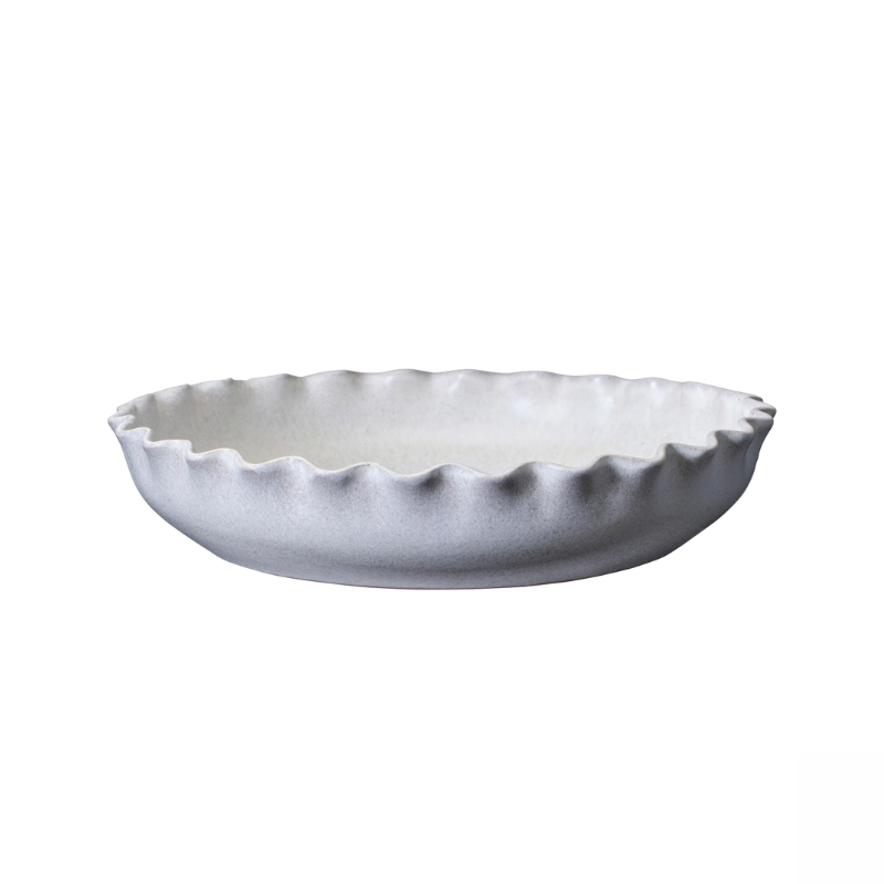 Leonor skål från Wikholm Form, beiget, 37x7cm