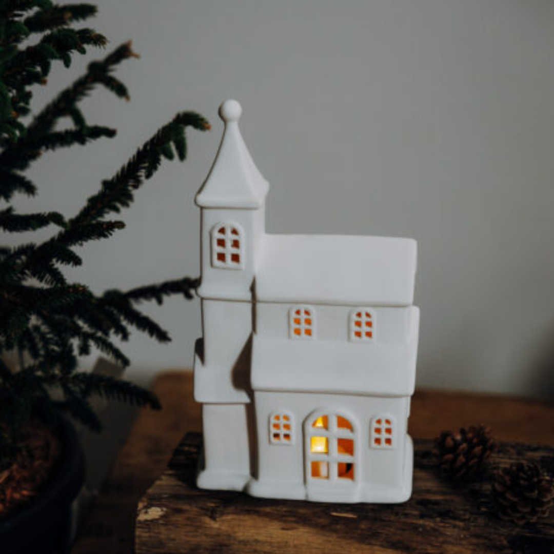 Ljushus Julbyn nr 9 från Storefactory, vit