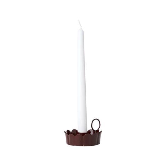 Ljusstake från Affari of Sweden, burgundy
