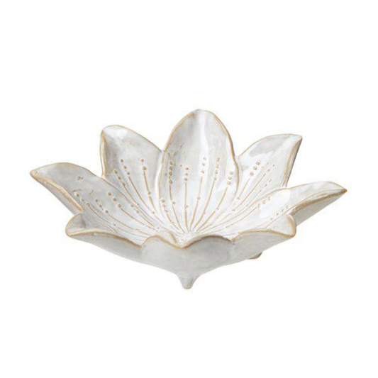 Liya dekoration från Wikholm Form, blomma, vit, många blad